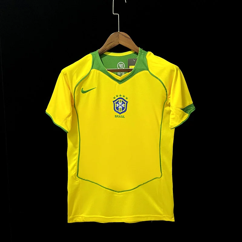 Acheter Brésil Maillot Rétro 200406 - Maillot pas cher